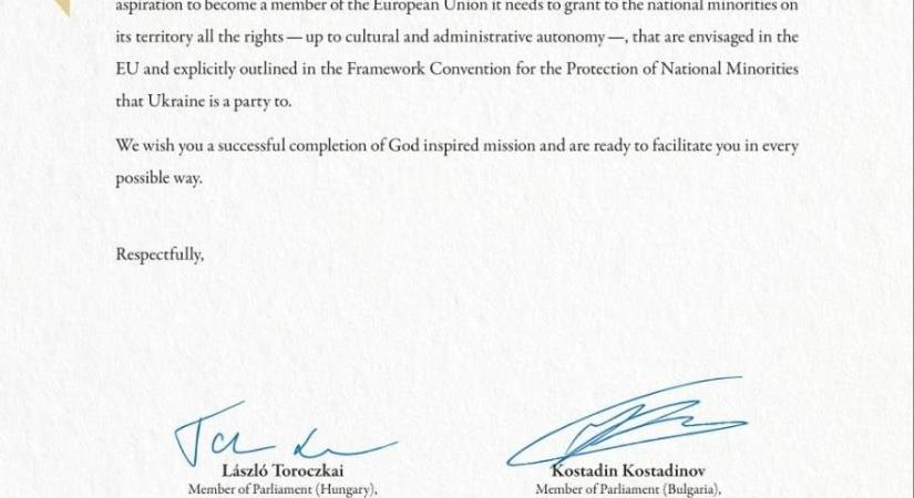 A magyar pártelnök egy kéréssel fordult Donald Trumphoz