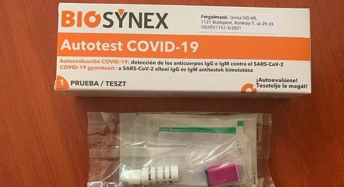 A magyar gyógyszertárakban is kapható lesz az otthoni koronavírus-teszt