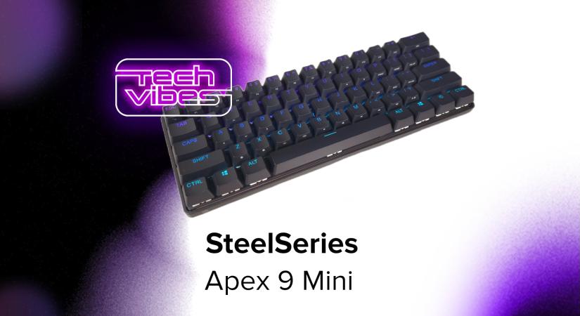 Kompakt és gyors mechanikus billentyűzet, leginkább játékosoknak - SteelSeries Apex 9 Mini - Tech Vibes