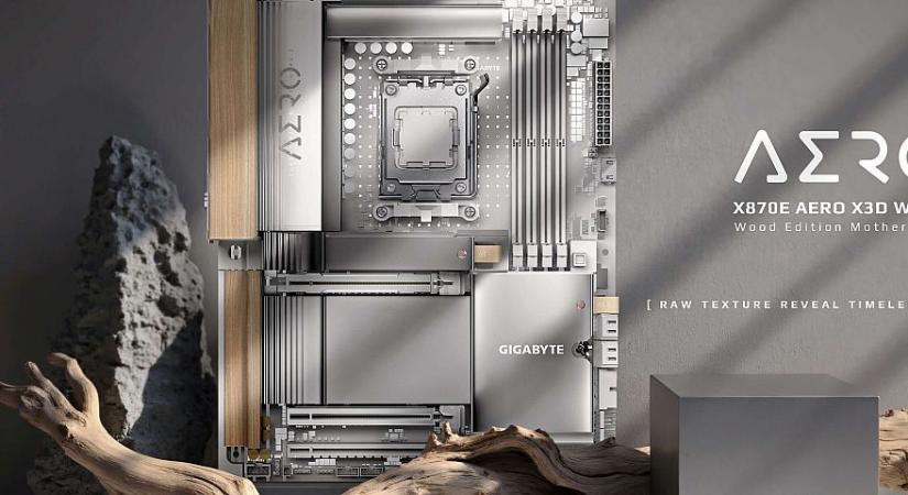 Nem vicc: Fából és bőrből készült alaplapot ad ki a Gigabyte
