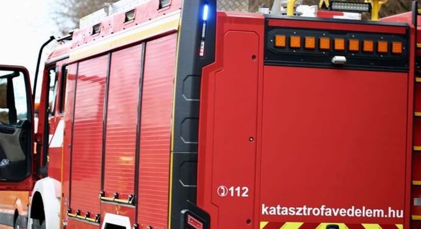 A kazánból kipattanó szikra tüzet okozott