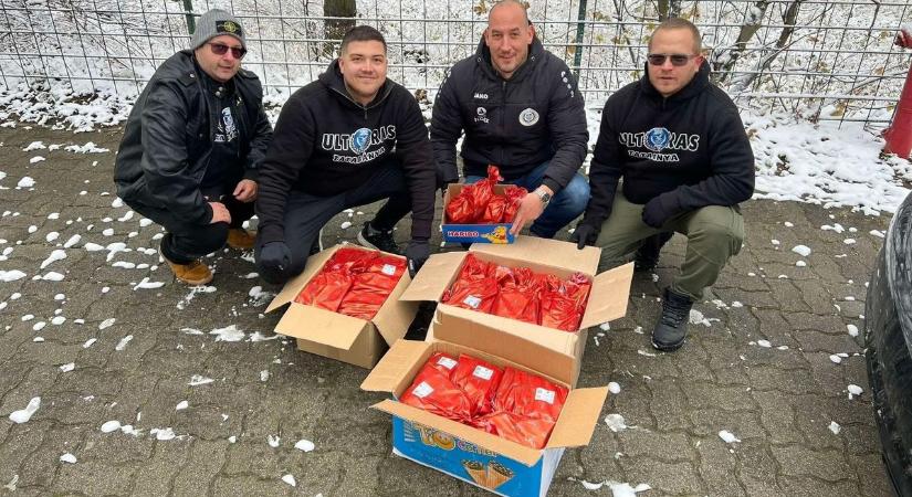 Megmelengeti a szíveket a tatabányai szurkolók jótékonysági akciója – gyermekek százai örülhettek