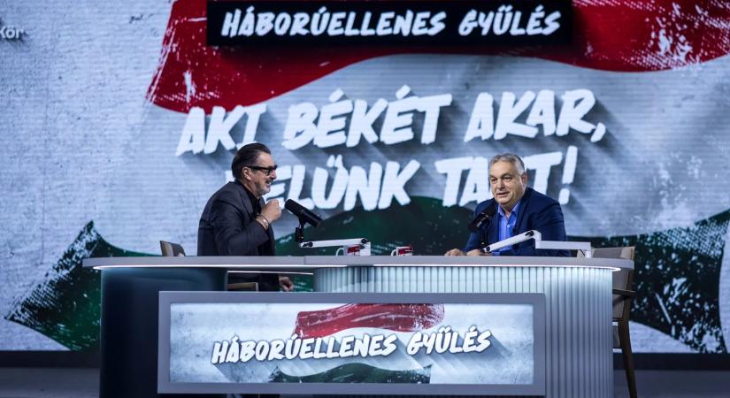 Orbán Viktor: Nekünk egy feladatunk van: kimaradni a háborúból