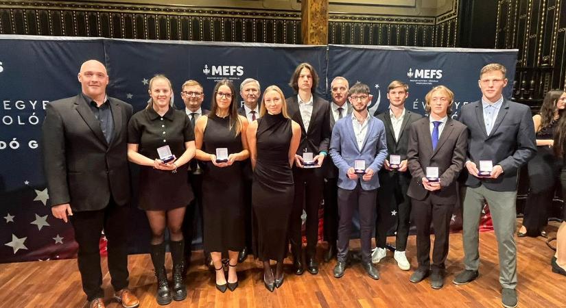 A Széchenyi-egyetem sportolói taroltak az idei MEFS-gálán