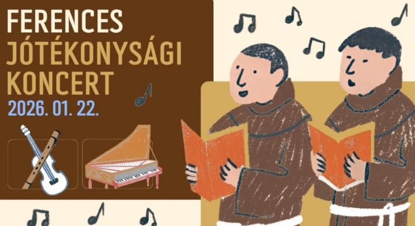 A szelíd öröm zenéje - Ferences jótékonysági koncert a jubileum jegyében