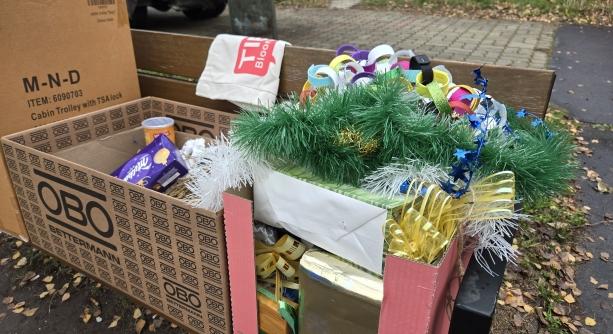 Díszben a fenyő a Barátság városrészben is