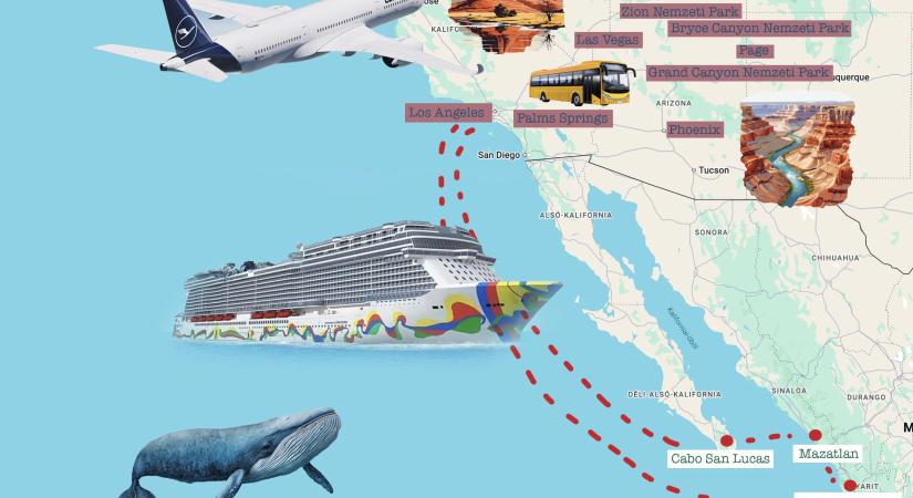 Ez elképesztő lesz! 16 napos körút az USA és a mexikói riviéra varázsával, remek áron!