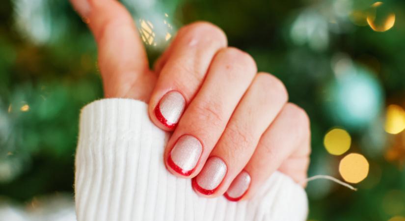 Ezek az elegáns manikűrök a tökéletes karácsonyi hangulatot teremtik meg a körmeiden