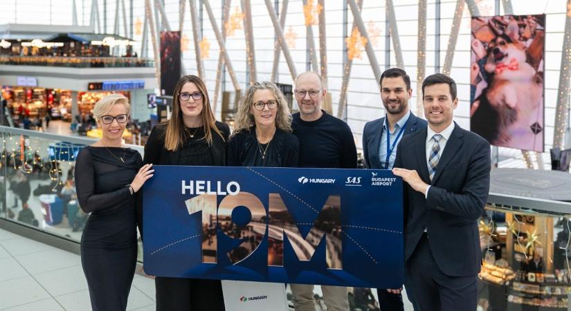 Idei 19 milliomodik utasát köszöntötte a Budapest Airport