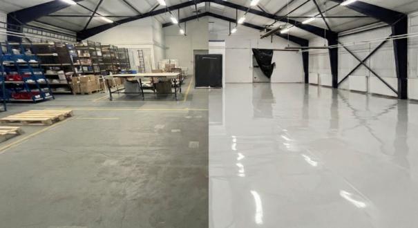 Öntött PU ipari padló egy gyógyszergyári raktárban – esettanulmány a dorogi Richter-üzemből