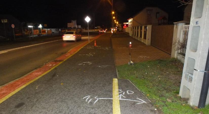 Bicikliúton ütötte el a rollerest, majd egyszerűen otthagyta áldozatát Nyíregyházán egy autós