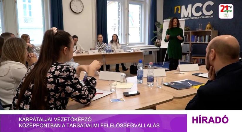 Kárpátaljai vezetőképző: középpontban a társadalmi felelősségvállalás (videó)
