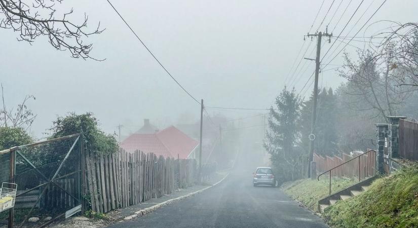 Köd, pára, szürkeség: Hevesben is szomorú időre ébredünk holnap