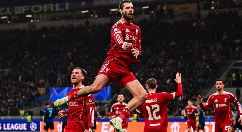 Szoboszlai büntetőjével nyert a Liverpool, amely ismét nyolcaddöntős helyen áll