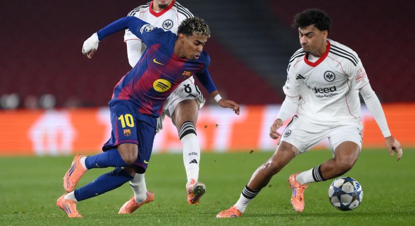 Jules Koundé duplájával tört meg a Barcelona Frankfurt-átka