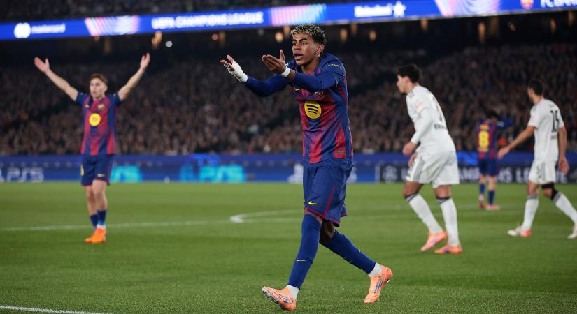 Hansi Flick frappánsan reagált Lamine Yamal duzzogására