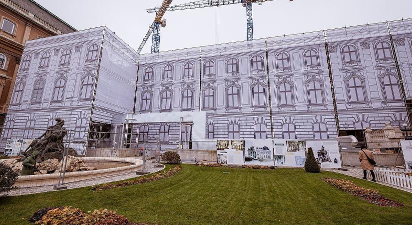 A csoda újjászületik: gőzerővel épül a Budavári Palota egyik szárnya