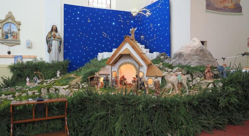 Már látogatható a térség egyik legnagyobb alkotása, a zalavári betlehem