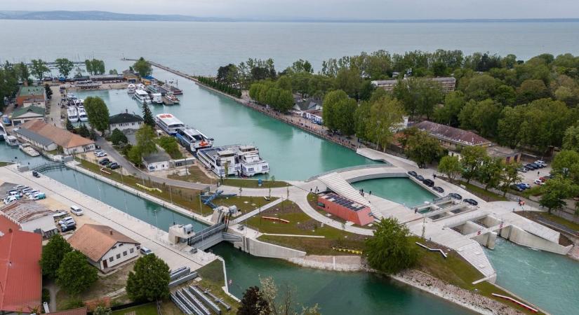 Rangos díjat nyert a Sió-zsilip – újra reflektorfénybe került a Balaton-parti ikon