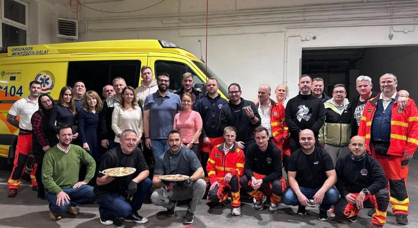 Egy falat Nápoly a kaposvári mentőállomáson