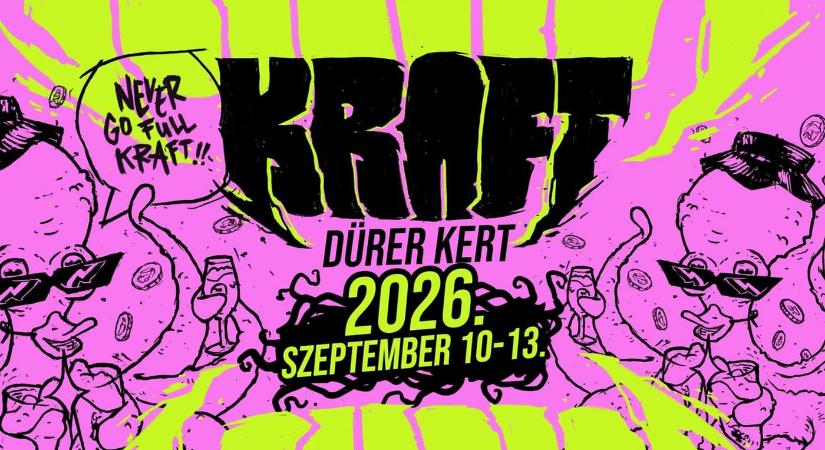 Kraft Sörfesztivál a Dürer Kertben 2026 Budapest