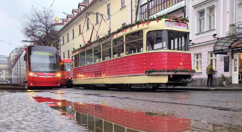 Újra jár a Karácsonyi villamos Pozsonyban