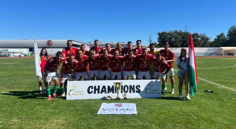 Vb-aranyérmes vasi jogászok - Portugáliában fociztak!
