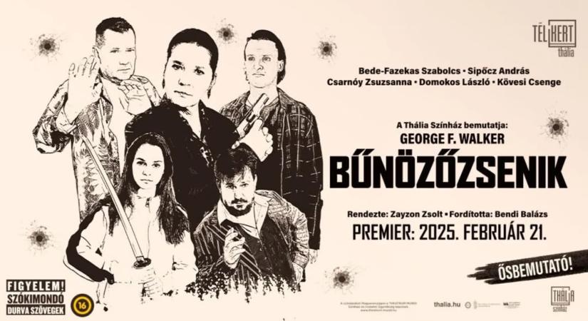 Bűnözőzsenik / Thália Színház / 2026.02.24. – 19.30