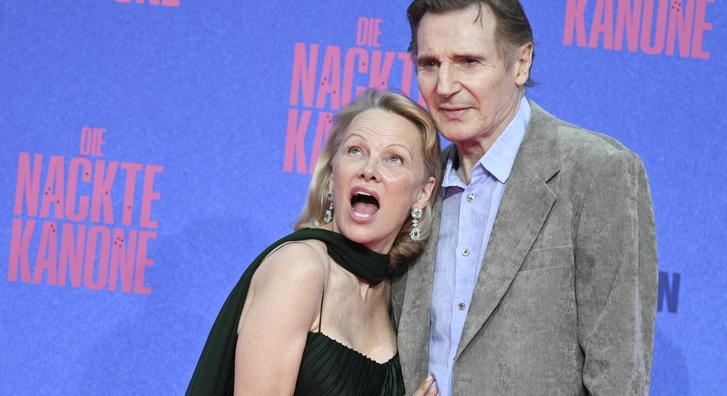 Pamela Anderson reagált a pletykákra, hogy csak PR-húzás kapcsolatuk Liam Neesonnal