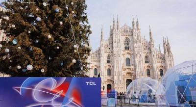 A milánói Dóm téren nyitotta meg a TCL a “Wishes for Greatness” téli fesztivált