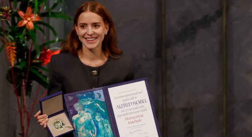 Nem ért oda Oslóba, a lánya vette át a venezuelai vezető Nobel-díját