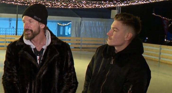 Közös interjút adott Pintér Tibor és rá megszólalásig hasonlító fia, apja nyomdokaiba lépne a 19 éves Máté