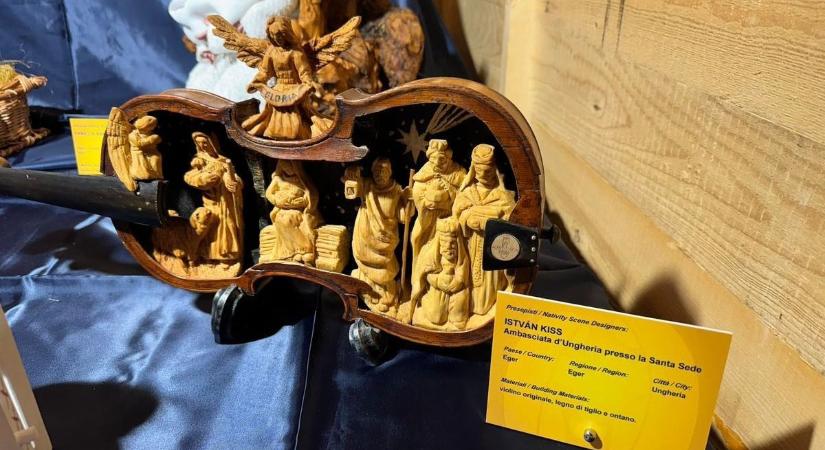 A Vatikánban járnak csodájára az egri iparművész alkotásának