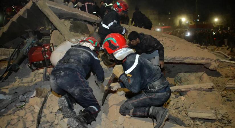 Legalább 22 ember meghalt, amikor összeomlott két épület Marokkóban