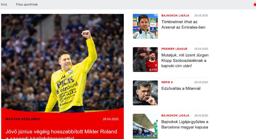 A Blikk eladása után most a magyarországi sportoldalát szünteti meg a Ringier