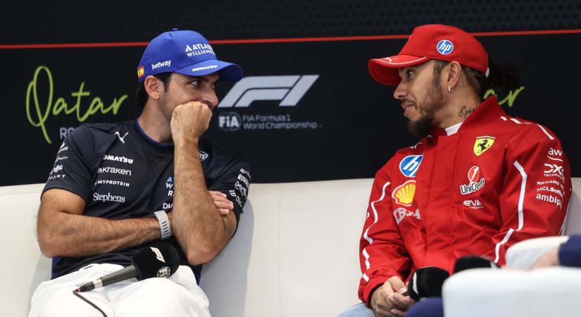 Sainz nem érez elégtételt Hamilton gyengélkedése miatt: „Nem elégít ki más kudarca”