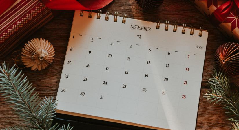 Karácsonyi családi tervező naptár 2025-re: így lehetnek az utolsó hetek is stresszmentesek