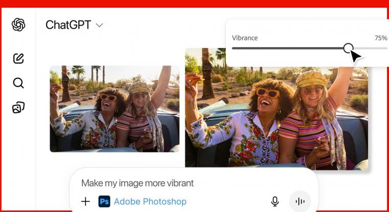 Már a Photoshop is beépült a ChatGPT-be