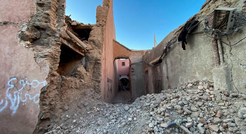 Összeomlott két épület Marokkóban, többen meghaltak