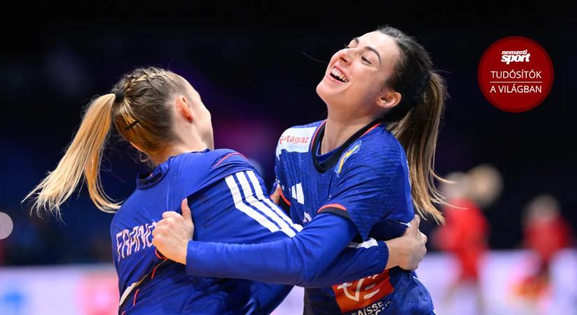 Franciaország végig vezetve győzte le Dániát, elődöntős a kézi-vb-n