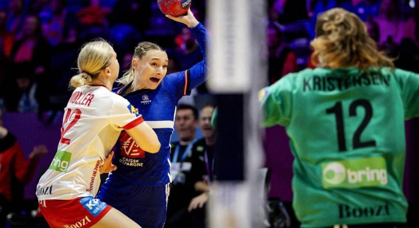 Megszakadt a dánok nagy sorozata, Franciaország mehet az éremért a kézivébén