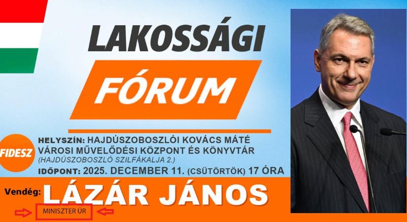 Ma bárki beszólhat Hajdúszoboszlón Lázár János miniszter “úrnak”