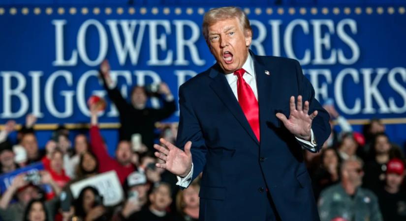 Trump nem érti, miért ne növekedhetne egy év alatt 25 százalékkal az amerikai gazdaság