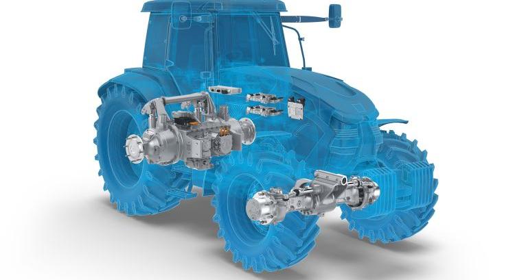 Bemutatkozott Hannoverben a ZF eTERRADRIVE elektromos hajtás traktorokhoz