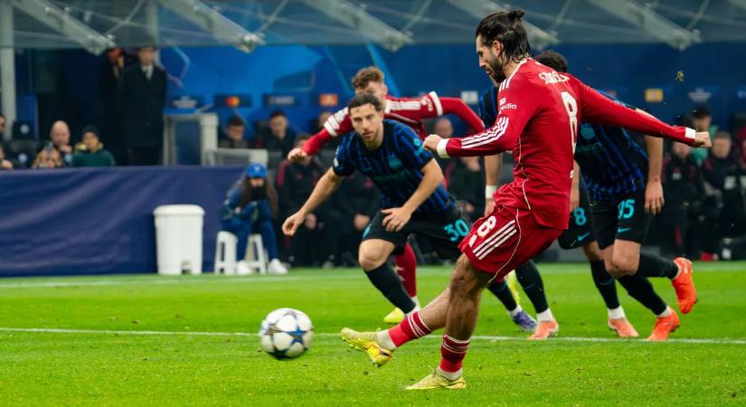 A Liverpool új szögből mutatta meg Szoboszlai Dominik győztes gólját a BL-ben – videó