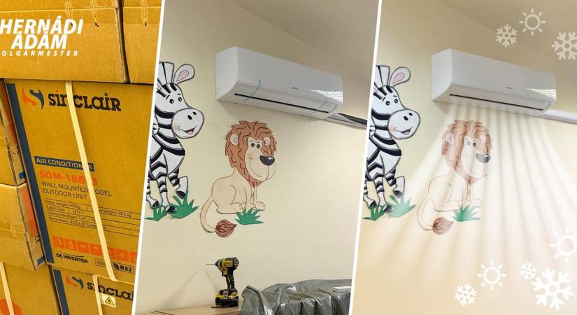 Új klímaberendezésekkel korszerűsítik az esztergomi intézményeket