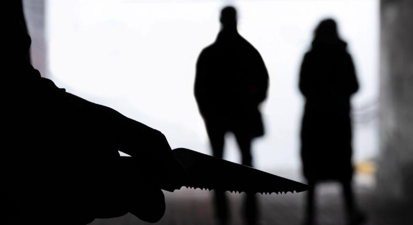 Kést rántott a rabló, a nő védekezett, az útitársa inkább elmenekült (videó)