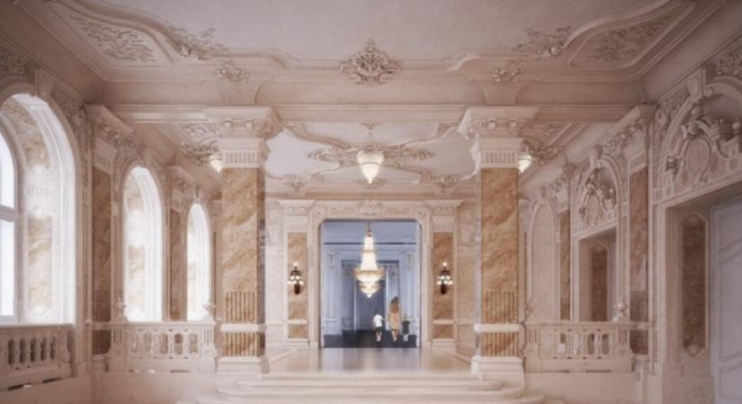 Jól halad a Budavári Palota északi szárnyának újjáépítése