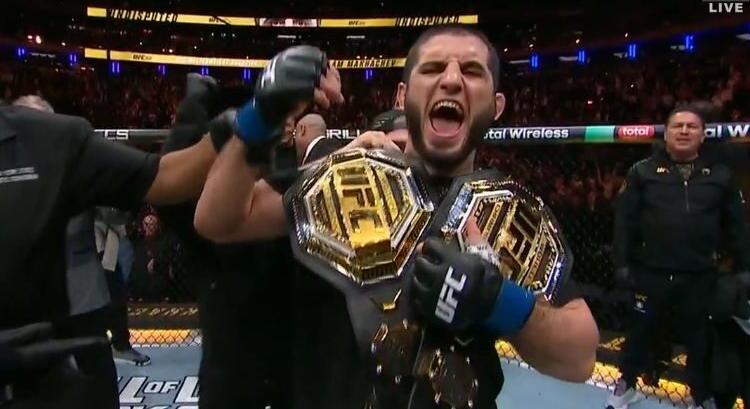 Kamaru Usmant akarja Islam Makhachev