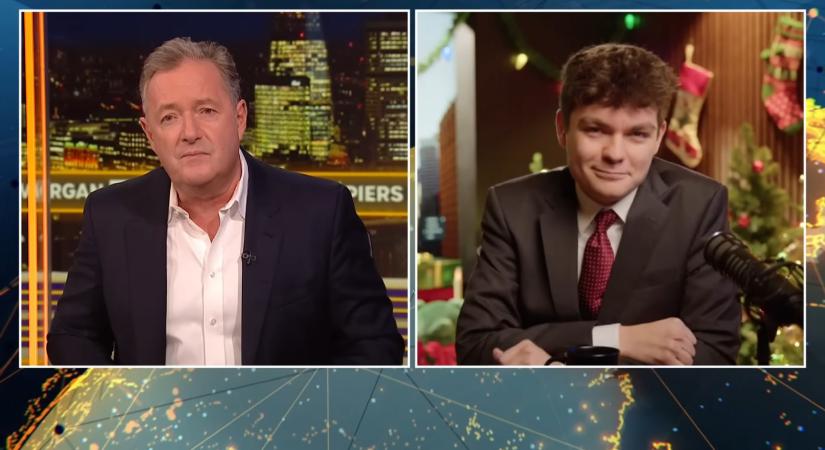 A 27 éves, rasszista, incel, keresztény Nick Fuentes 2 órán át vitázott a 60 éves, konzervatív Piers Morgannel